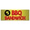 Signmission $5 BBQ Sandwich Banner Concession Stand Food Truck Single Sided B-30001 - alternate 1